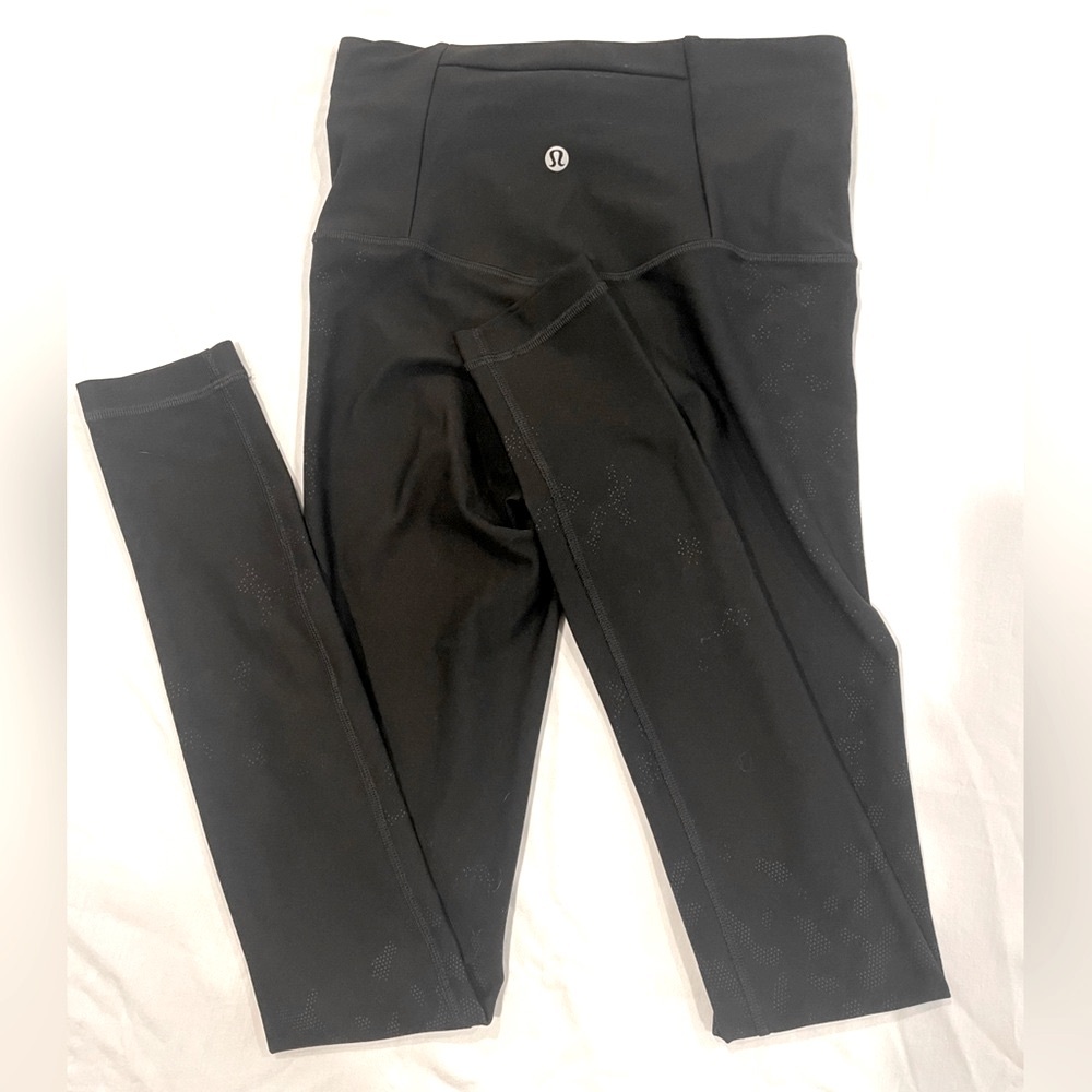 Lululemon Wonder Under  25" Black Leggings